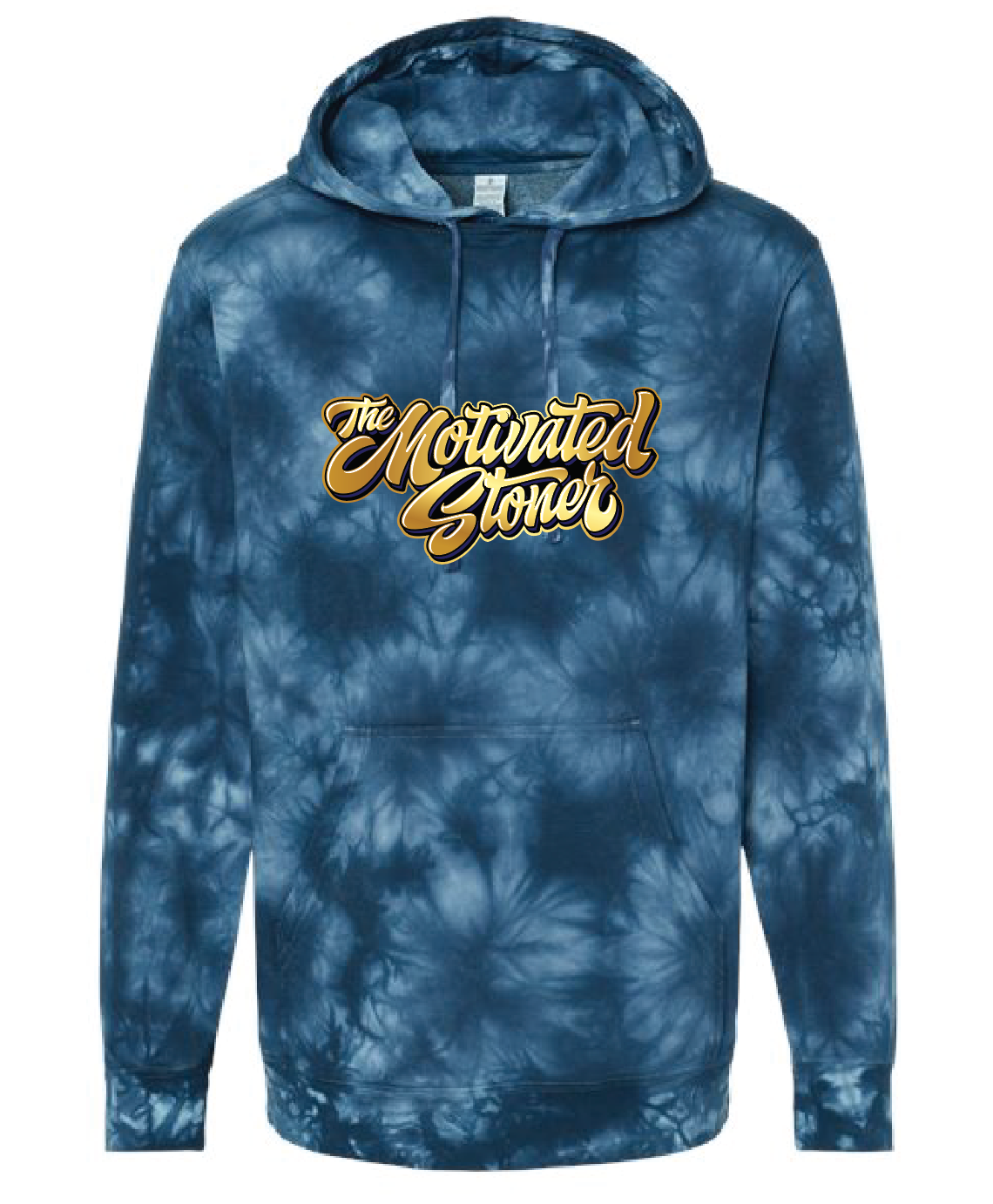 Stay Gold - Navy Tie Dye Hoodie