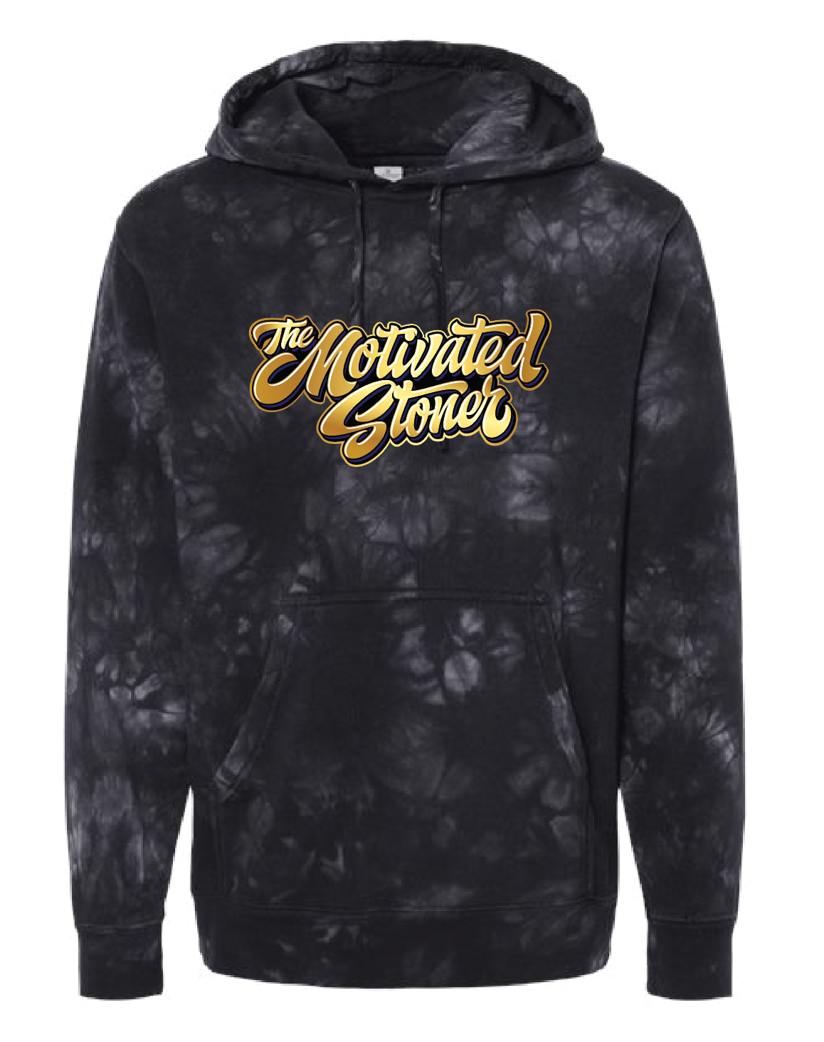 Stay Gold - Charcoal Tie Dye Hoodie