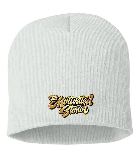 Stay Gold Beanie (White)